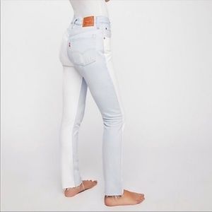 Levi's Jeans - NWT Levi’s 501 Color Block Two Tone Skinny Jeans Levi's Jeans - NWT Levi’s 501 Color Block Two Tone Skinny Jeans